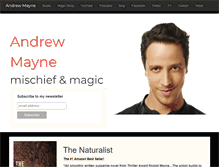 Tablet Screenshot of andrewmayne.com